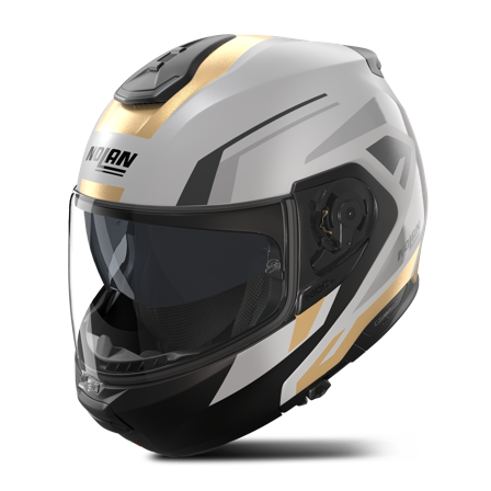 Modulaire Helm Nolan N100-6 Cinetico Grijs/Zwart/Antraciet/Goud Mat M
