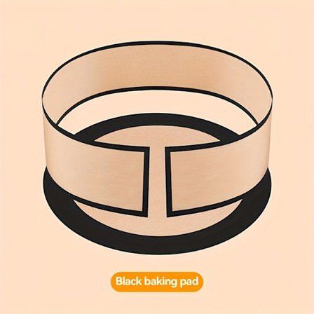 2 stk. silikon bake matter og springform panne beskyttere, gjenbrukbare non-stick lett å rengjøre for kjeks brød bakverk