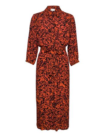 Theresa Dress Orange Minus