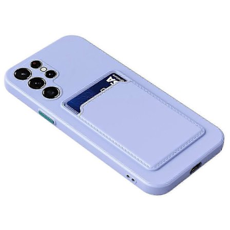 Kompatibel med Kompatibel med Samsung Kompatibel med Galaxy S25 Ultra Skal Mjukt Silikon Telefonskal Baksida Med Korthållare -