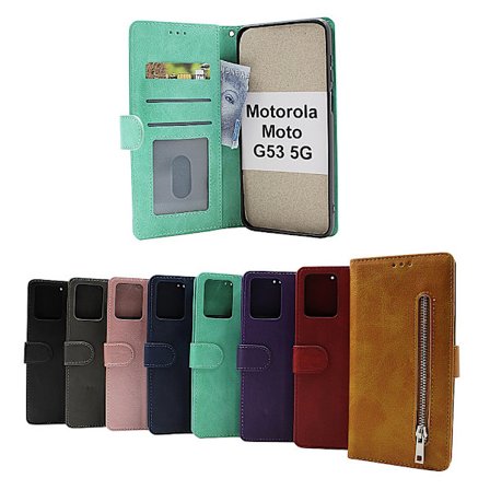Zipper Standcase Wallet Motorola Moto G53 5G