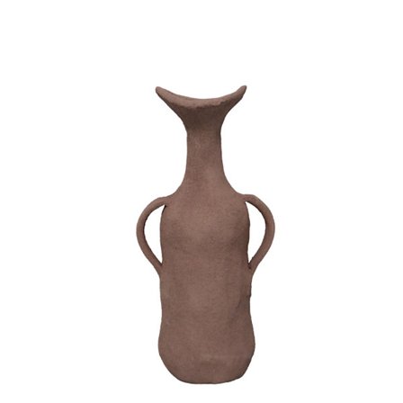 Aluminiumsvase 25 cm, beige finish