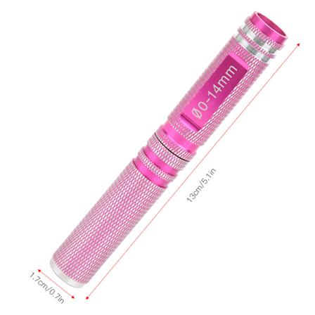 0-14MM Bil Shell Puncher Rustfritt Stål Hullåpner Universal RC Bil Tilbehør Rosa