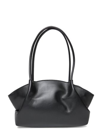 Gina Tricot Fold Detail Shoulder Bag - Black - ONE SIZE