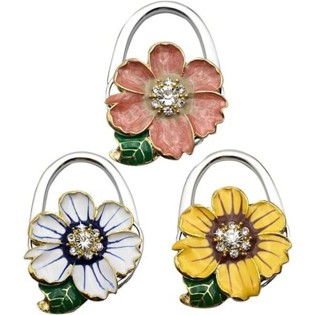 Väska krok för bord, Bling Rhinestone Väska Hållare för Bord