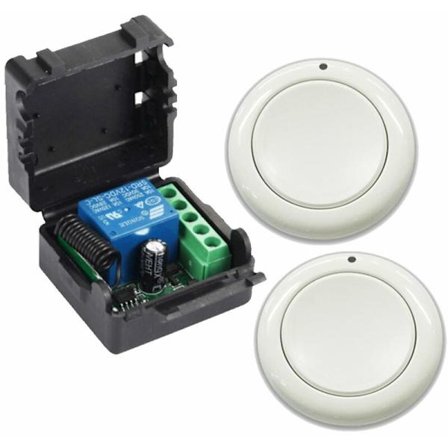 DC12V/220 Relæ Fjernbetjening Afbryder Modtager 433Mhz Sender Garage Lampe Dør Kontrol/Lampe Adgang 4