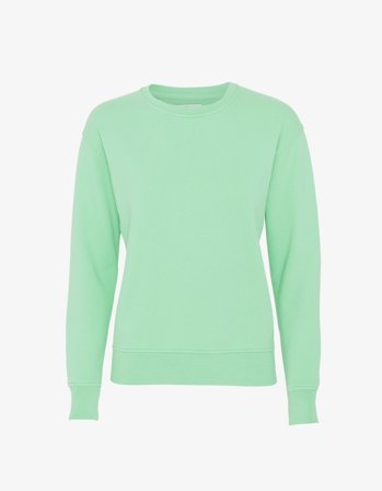 Women Classic Organic Crew - Faded Mint - XL