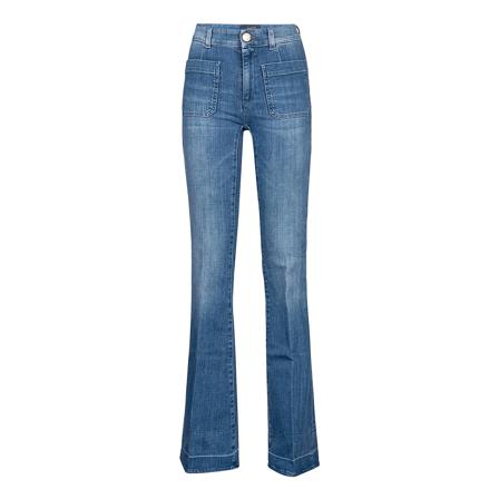 Seafarer, Flared Jeans Blauw, Dames, Maat:W25