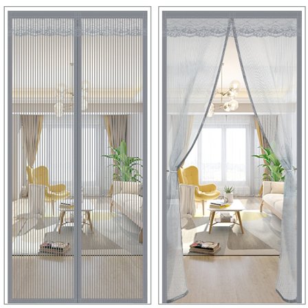 Magnetisk myggnettdør, svært tett maske magnetisk myggnett