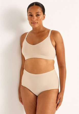 Cellbes of Sweden - Blød soft BH i beige til damer i størrelse 85F