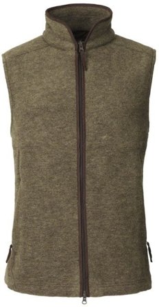 Laksen Isla Vest Fleece Wool Olive