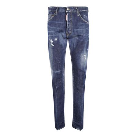 Dsquared2 Perfecto Blue Wash Cool Guy Jeans Blå, Herre, Størrelse: M