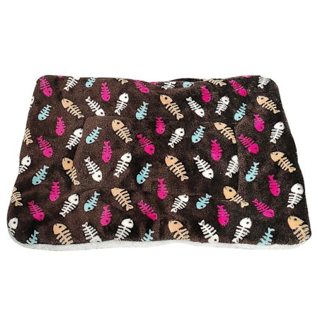 Husdjursmatta sänghus kattmadrass hundsängar soffa(M,Kaffebrun)