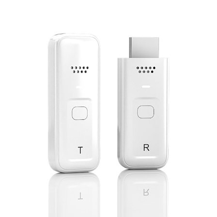 Trådløst HDMI Video Transmitter og Receiver Kit, 1080P Plug & Play White