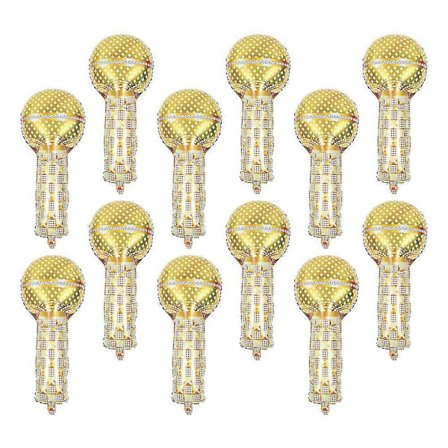 Juhlakoristepallot Mikrofonit Ilmapallo Puhallettava 24 kpl[D]