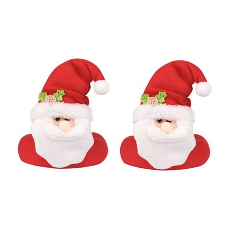 1 par julgardinomtag gardinspänne (jultomte)