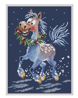 Broderikit Billede Vintergalop - Collection D'Art