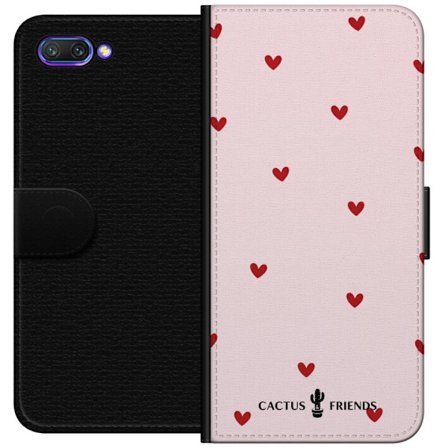 Kompatibel Tegnebogsetui til Honor Honor 10 Cactus and Friends – HeartSprinkle