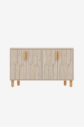 Hanah Home - Lipasto Vincent - Beige - Senkit & sivupöydät - - Homeroom