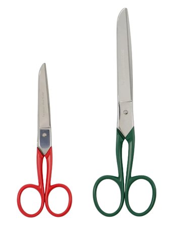 house doctor Saks, Hdscissors, Rød;Grøn - Multi/patterned - ONE SIZE