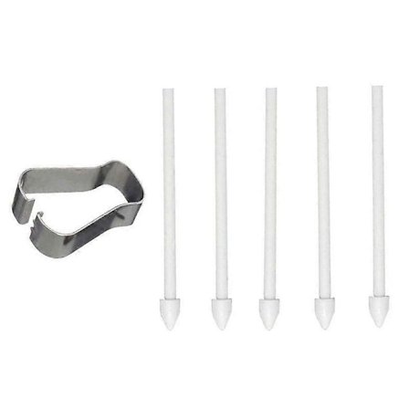 5 st Stylus Refill Ersättning Stylus Touch Pen Spets Ersättningsstift Galaxy Note20/Note10/Tab S6/Tab S
