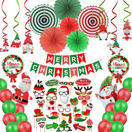 Julefrokost Dekorationer Forsyninger 65 stk