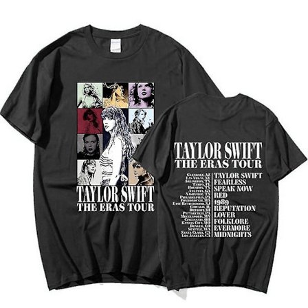 Taylor Swift The Best Tour T-shirt Dam Printed T-shirt Tunika Toppar