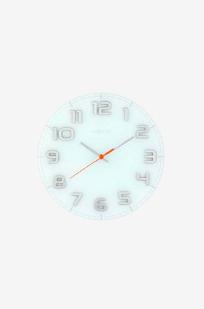 NeXtime - Ur Company Alarm 9 cm - Sort - Vægure og bordure - Fra Homeroom