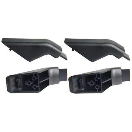 4 st Ersättningshandtag för Ugn Svart Ugnshandtag Ändstycke för WB7X7183&WB07K10043 General Wall Spis/Ugn/Häll Ersätter