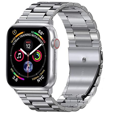 Yhteensopivat Apple Watch -rannekkeet 38 mm 40 mm 41 mm Ruostumattomasta ter ksest valmistettu iWatch-ranneke Apple Watch -sarjoille 7/6/5/4/3/2 38 mm