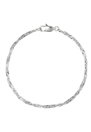 Mockberg Twirl Steel Medium Bracelet Smycken & klockor Dam Silver