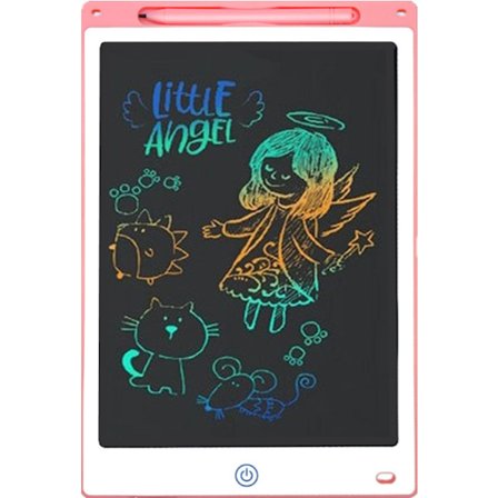 Lasten piirtopöytä, 8,5 tuuman uudelleenkäytettävä pyyhittävä kirjoitusalusta, taikaliepi maalaamiseen, piirtämiseen ja muistiinpanoihin