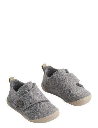 Wheat Indoor Shoe Fleecy - Grey - 25