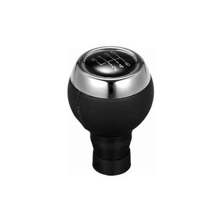 Mini Cooper Vaihdekepin nuppi, musta, 6-vaihteinen (R-vaihde vasemmalla ylhäällä)