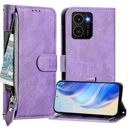 Etui Kompatibelt med Nokia HMD Skyline 5G Beskyttelse Glidelås Magnetisk Lukking Lær Lommebokdeksel Kompatibelt med Nokia HMD Skyline 5G Etui