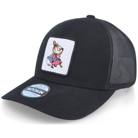 Moomin - Svart trucker Caps - Little My Kite Black Trucker @ Hatstore