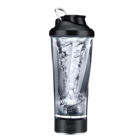 Premium Elektrisk Proteinshakerflaska För Proteinshakes Black