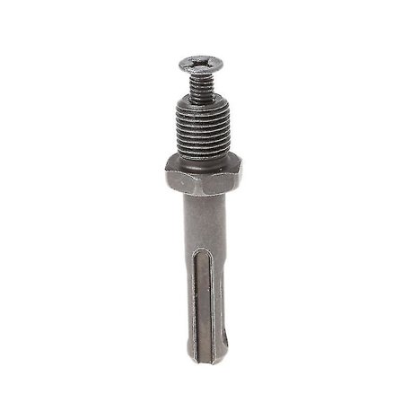 12mm Gevinddiameter SDS Plus Rund Skaft Borchuck Adapter Connector Grå
