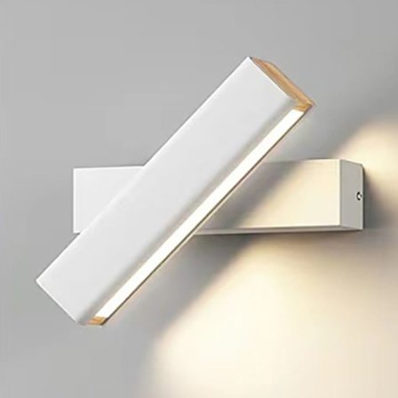 LED Væglampe Træ HVID KOLD HVID KOLD HVID