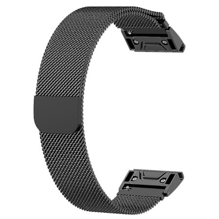 Milanese Armband för Garmin Fenix 7 7X 7S 6 6X 6S Forerunner 955 255 Metall Magnetiskt Armbandsur