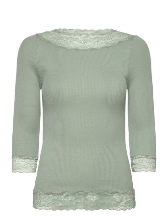 Rosemunde Rwbeatha Silk 2/4 Boatneck 2 Color - Green - XS