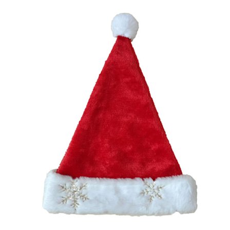 Sequin Snefnug 2-pak, Voksen + Børne Julehat Julemand