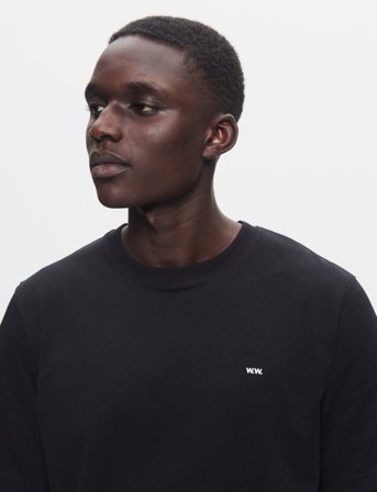 WOOD WOOD Wwessential Sami Tshirt - Black - XL