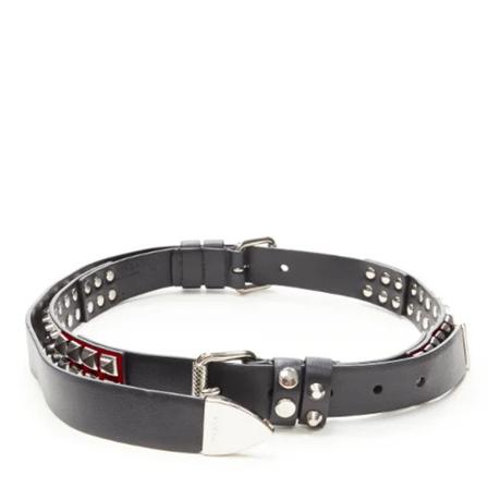 Prada Vintage, Pre-owned Leather belts Zwart, Dames, Maat:ONE Size,leer