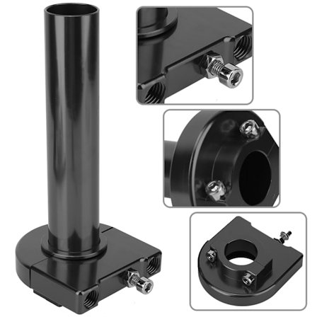22mm Aluminium Motorcykel Hurtig Gashåndtag Sort