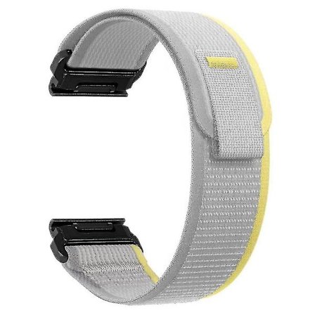 For Garmin Forerunner 965/955/945/935 22mm Klokkerem Trail Loop Justerbar Nylon Håndleddsreim - Gul