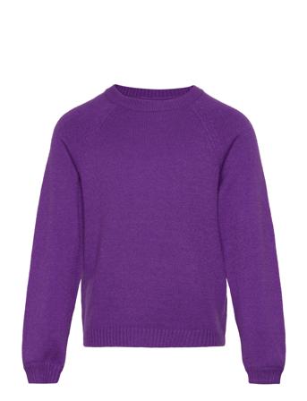 Koglesly Kings L/S Pullover Knt Noos Pullover Lilla Kids Only*Betinget Tilbud