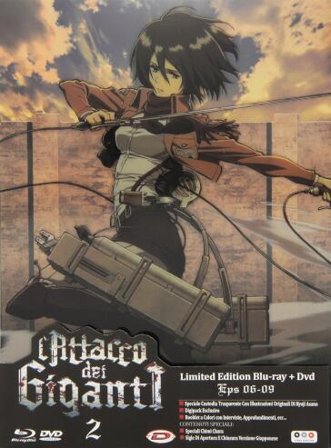 Attacco Dei Giganti (L') #02 (Eps 06-09) (Limited Edition) (Blu-Ray+Dvd)