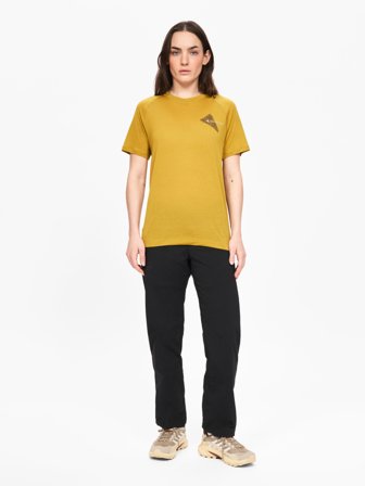 Klättermusen Groa Igneous SS T-Shirt Dam - Light Gold - M