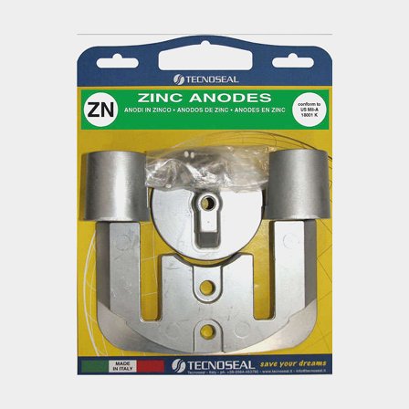 Zinkanode Tecnoseal, til drev, passer Mercruiser Bravo II & III